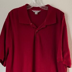HB Classic Red Performance Polo Shirt